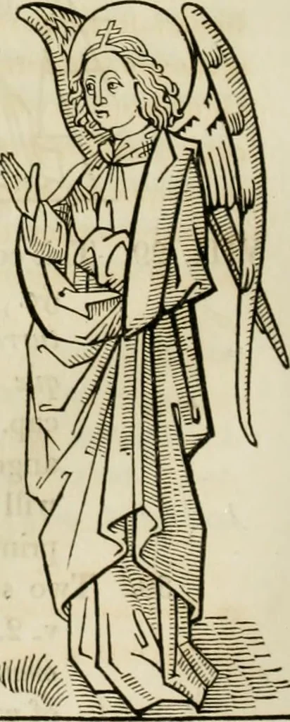 An illustration from An inquiry into the origin and early history of engraving : upon copper and in wood, with an account of engravers and their works, from the invention of chalcography by Maso Finiguerra, to the time of Marc' Antonio Raimondi, 1816, leaf 183