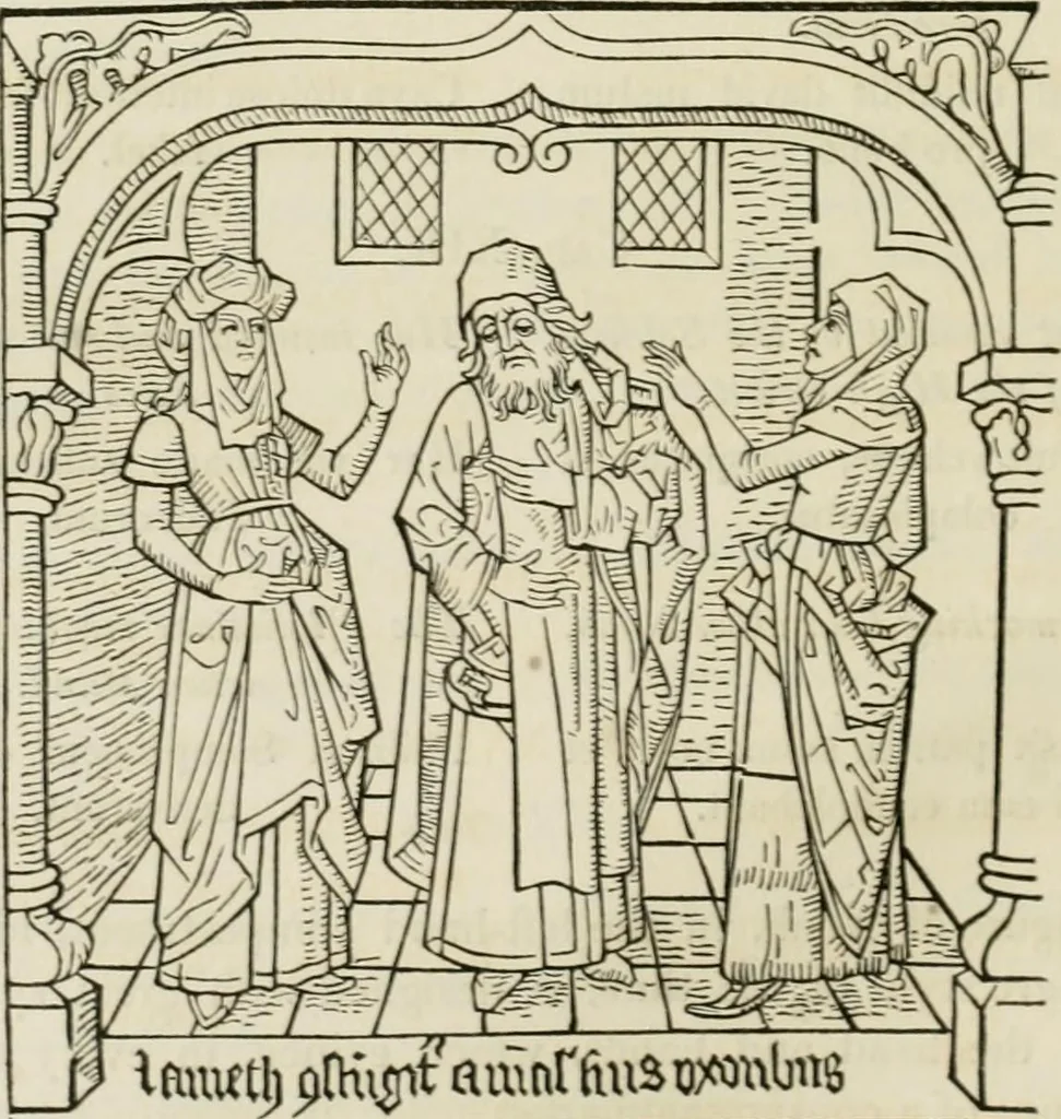 An illustration from An inquiry into the origin and early history of engraving : upon copper and in wood, with an account of engravers and their works, from the invention of chalcography by Maso Finiguerra, to the time of Marc' Antonio Raimondi, 1816, leaf 197