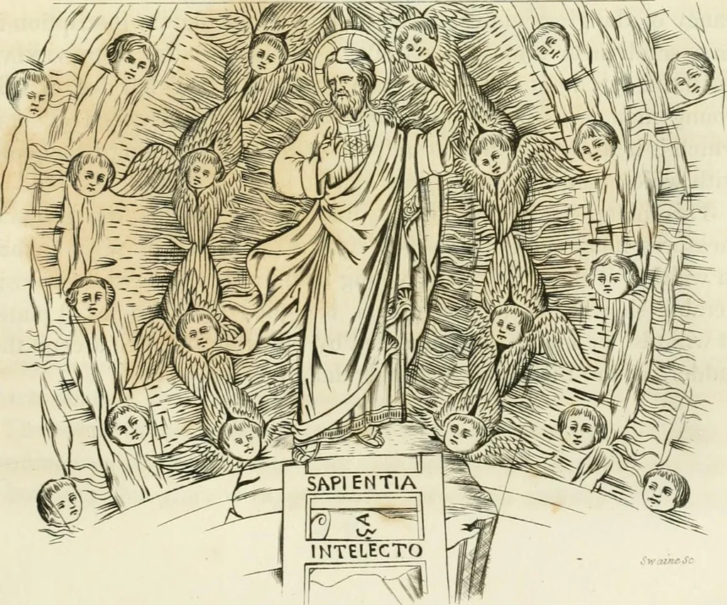 An illustration from An inquiry into the origin and early history of engraving : upon copper and in wood, with an account of engravers and their works, from the invention of chalcography by Maso Finiguerra, to the time of Marc' Antonio Raimondi, 1816, leaf 410