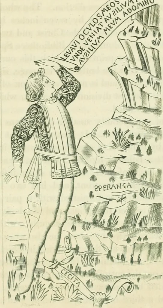 An illustration from An inquiry into the origin and early history of engraving : upon copper and in wood, with an account of engravers and their works, from the invention of chalcography by Maso Finiguerra, to the time of Marc' Antonio Raimondi, 1816, leaf 412