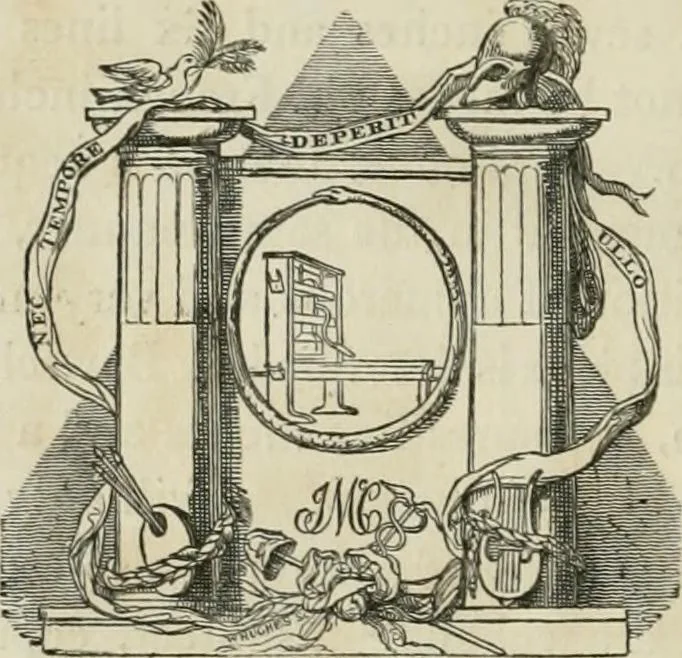 An illustration from An inquiry into the origin and early history of engraving : upon copper and in wood, with an account of engravers and their works, from the invention of chalcography by Maso Finiguerra, to the time of Marc' Antonio Raimondi, 1816, leaf 523