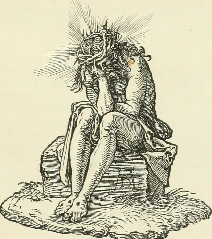An illustration from An inquiry into the origin and early history of engraving : upon copper and in wood, with an account of engravers and their works, from the invention of chalcography by Maso Finiguerra, to the time of Marc' Antonio Raimondi, 1816, leaf 8