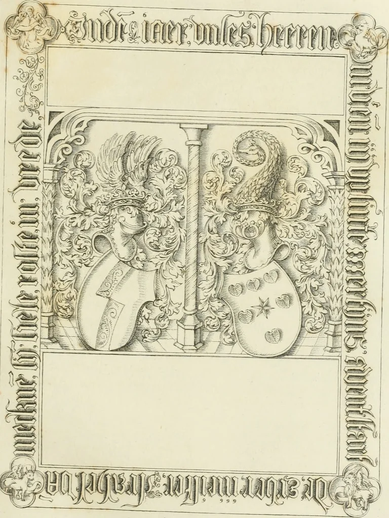 An illustration from An inquiry into the origin and early history of engraving : upon copper and in wood, with an account of engravers and their works, from the invention of chalcography by Maso Finiguerra, to the time of Marc' Antonio Raimondi, 1816, leaf 198