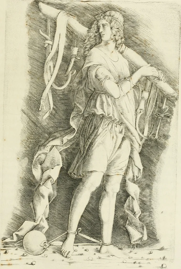 An illustration from An inquiry into the origin and early history of engraving : upon copper and in wood, with an account of engravers and their works, from the invention of chalcography by Maso Finiguerra, to the time of Marc' Antonio Raimondi, 1816, leaf 26