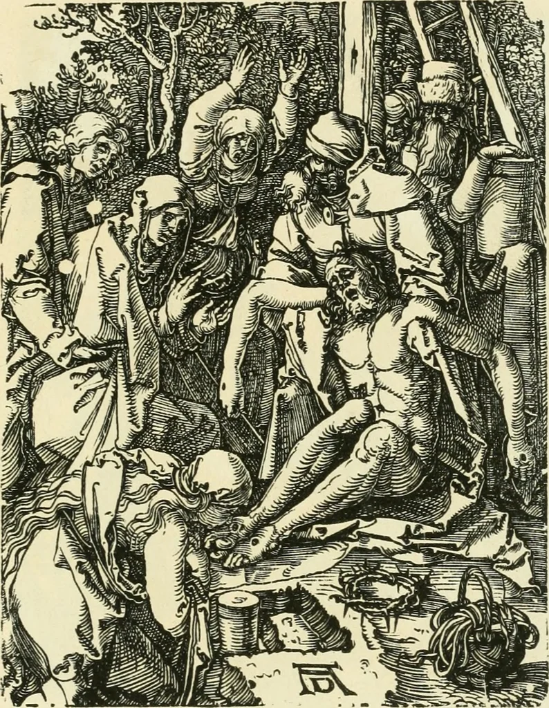 An illustration from An inquiry into the origin and early history of engraving : upon copper and in wood, with an account of engravers and their works, from the invention of chalcography by Maso Finiguerra, to the time of Marc' Antonio Raimondi, 1816, leaf 278