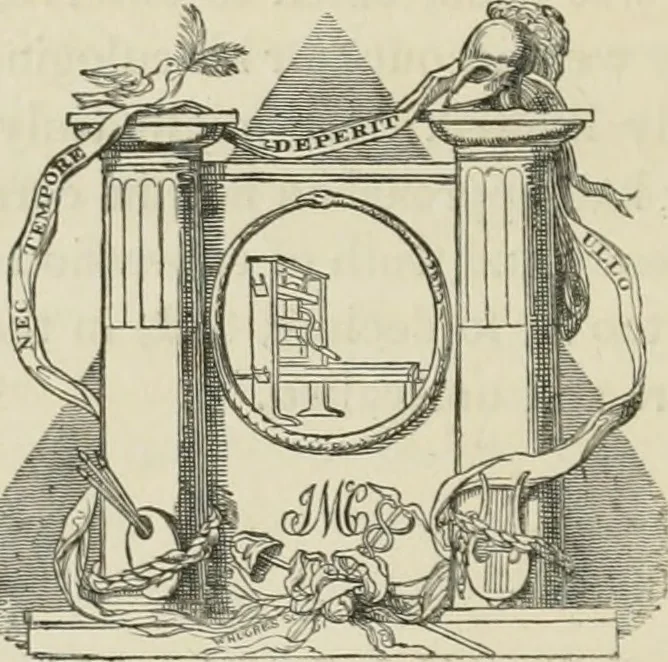 An illustration from An inquiry into the origin and early history of engraving : upon copper and in wood, with an account of engravers and their works, from the invention of chalcography by Maso Finiguerra, to the time of Marc' Antonio Raimondi, 1816, leaf 377