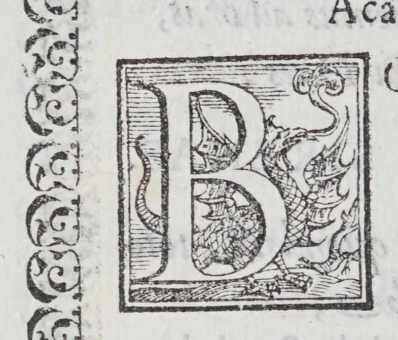 An illustration from In Rev. admodum D. Marcellum Tolosam Congreg. clericorum regularium theologum, & concionatorem praestantissimum diuersorum scriptorum Veronensium elogia. : Ad illustriss. & Reuerendiss. D. D. Augustinum Valerium S. R.E. Card. Ampliss. & Veronae episcopum., 1591, leaf 36