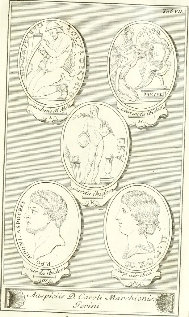 An illustration from Inscriptiones antiqvae in Etrvriae vrbibvs exstantes, 1727, leaf 104