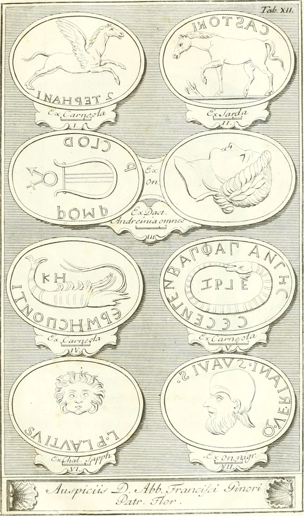 An illustration from Inscriptiones antiqvae in Etrvriae vrbibvs exstantes, 1727, leaf 114