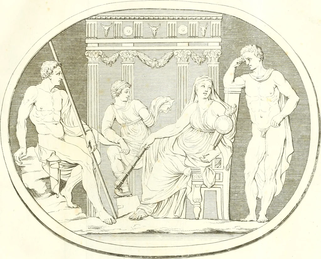 An illustration from Inscriptiones antiqvae in Etrvriae vrbibvs exstantes, 1727, leaf 116