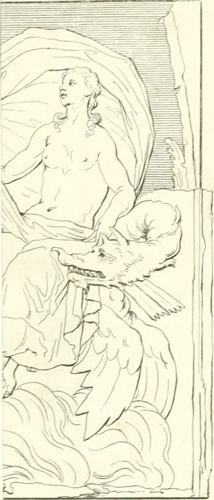 An illustration from Inscriptiones antiqvae in Etrvriae vrbibvs exstantes, 1727, leaf 118