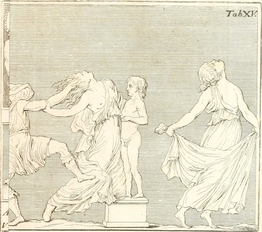 An illustration from Inscriptiones antiqvae in Etrvriae vrbibvs exstantes, 1727, leaf 120
