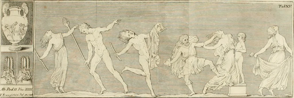 An illustration from Inscriptiones antiqvae in Etrvriae vrbibvs exstantes, 1727, leaf 121