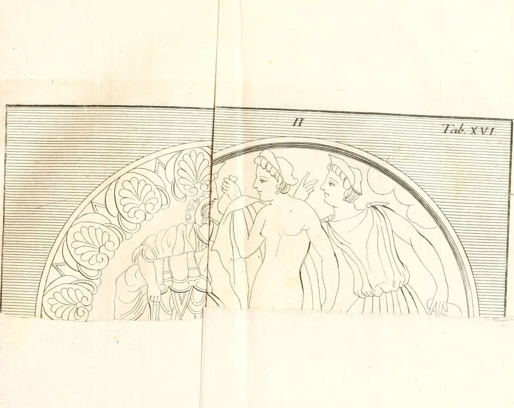 An illustration from Inscriptiones antiqvae in Etrvriae vrbibvs exstantes, 1727, leaf 122