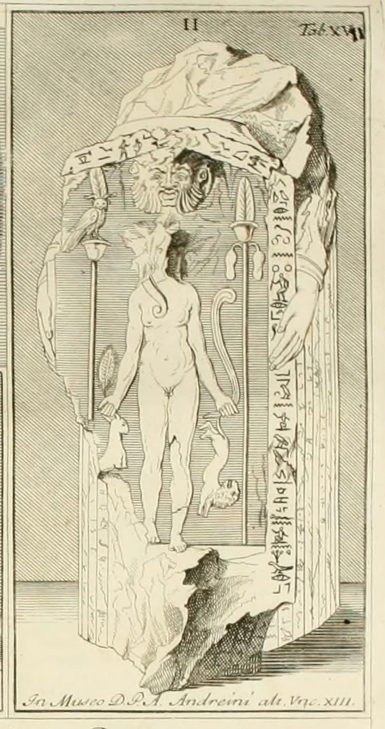 An illustration from Inscriptiones antiqvae in Etrvriae vrbibvs exstantes, 1727, leaf 125