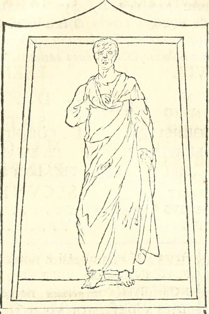 An illustration from Inscriptiones antiqvae in Etrvriae vrbibvs exstantes, 1727, leaf 176