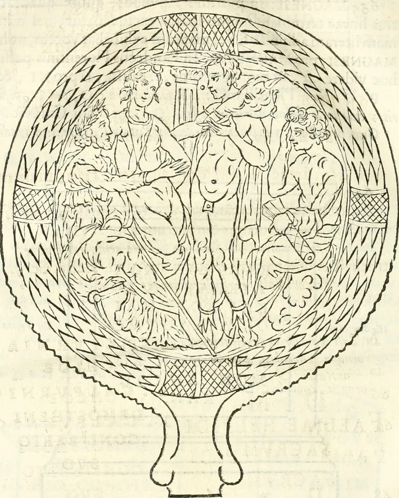 An illustration from Inscriptiones antiqvae in Etrvriae vrbibvs exstantes, 1727, leaf 233