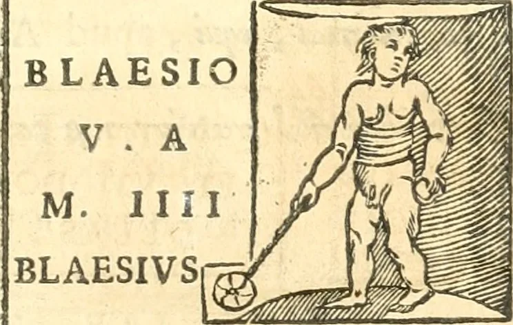 An illustration from Inscriptiones antiqvae in Etrvriae vrbibvs exstantes, 1727, leaf 282