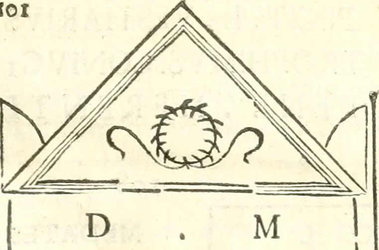 An illustration from Inscriptiones antiqvae in Etrvriae vrbibvs exstantes, 1727, leaf 292