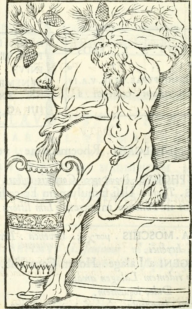 An illustration from Inscriptiones antiqvae in Etrvriae vrbibvs exstantes, 1727, leaf 343