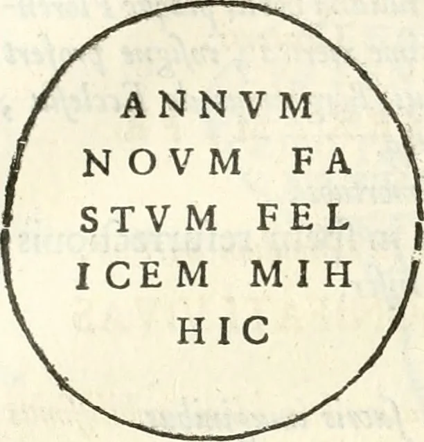 An illustration from Inscriptiones antiqvae in Etrvriae vrbibvs exstantes, 1727, leaf 353