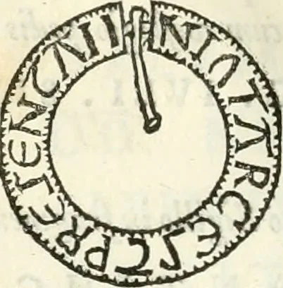 An illustration from Inscriptiones antiqvae in Etrvriae vrbibvs exstantes, 1727, leaf 355