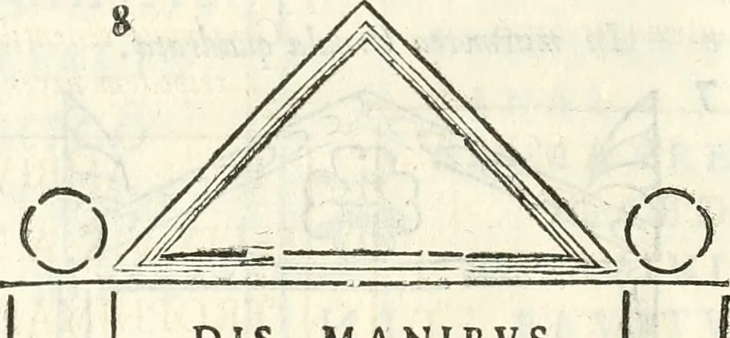 An illustration from Inscriptiones antiqvae in Etrvriae vrbibvs exstantes, 1727, leaf 359