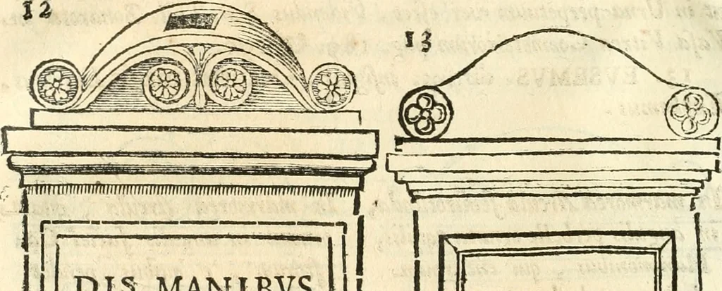 An illustration from Inscriptiones antiqvae in Etrvriae vrbibvs exstantes, 1727, leaf 473