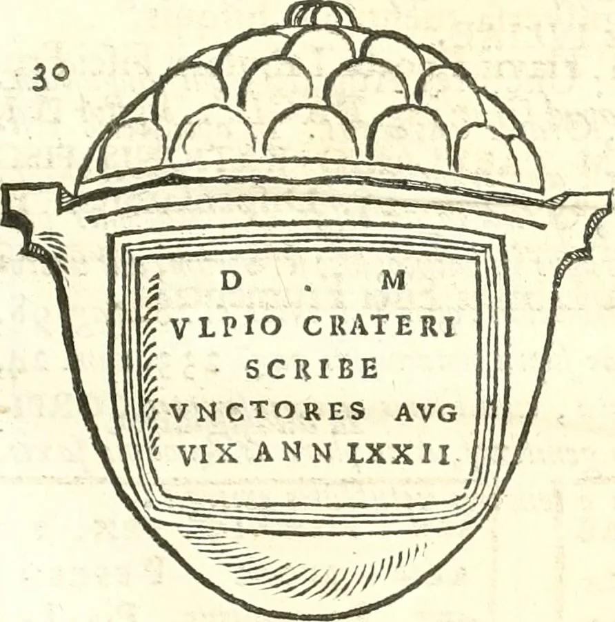 An illustration from Inscriptiones antiqvae in Etrvriae vrbibvs exstantes, 1727, leaf 480
