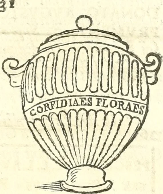 An illustration from Inscriptiones antiqvae in Etrvriae vrbibvs exstantes, 1727, leaf 480