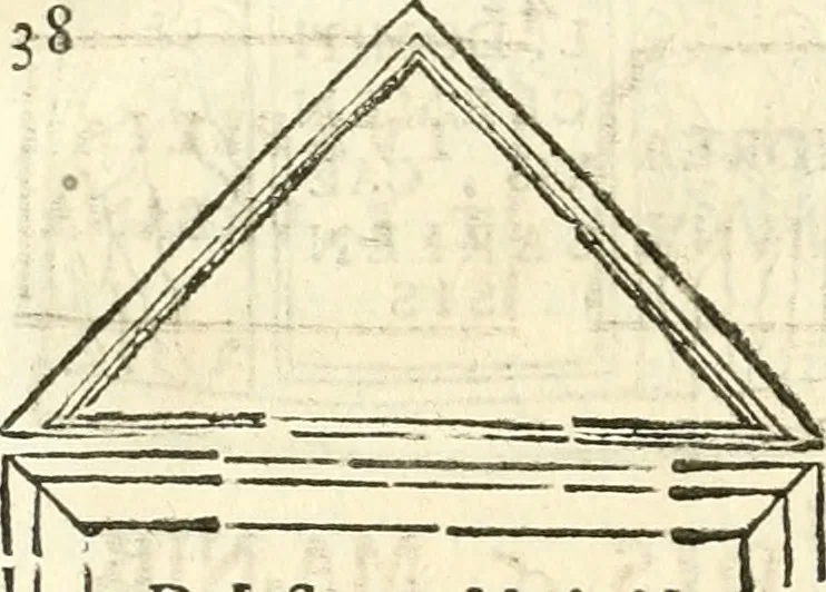 An illustration from Inscriptiones antiqvae in Etrvriae vrbibvs exstantes, 1727, leaf 483