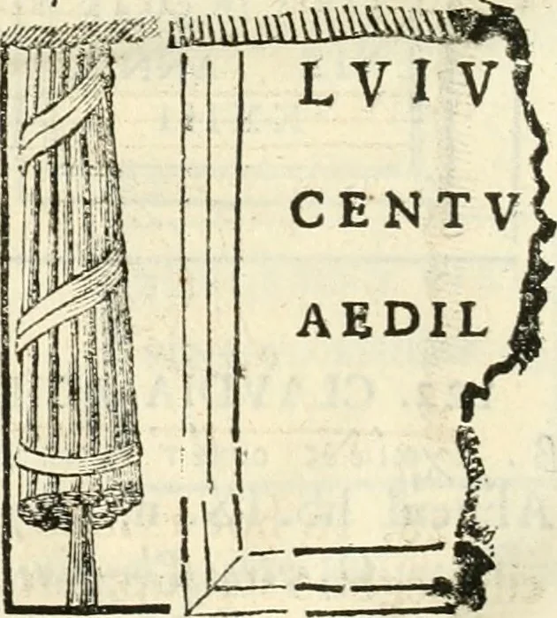 An illustration from Inscriptiones antiqvae in Etrvriae vrbibvs exstantes, 1727, leaf 505