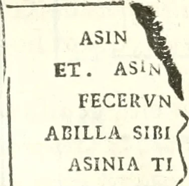 An illustration from Inscriptiones antiqvae in Etrvriae vrbibvs exstantes, 1727, leaf 530