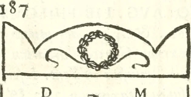 An illustration from Inscriptiones antiqvae in Etrvriae vrbibvs exstantes, 1727, leaf 532