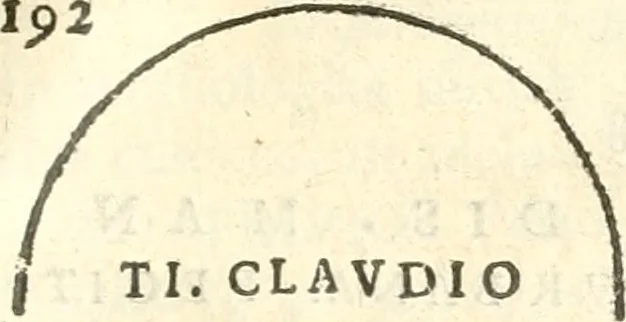 An illustration from Inscriptiones antiqvae in Etrvriae vrbibvs exstantes, 1727, leaf 534