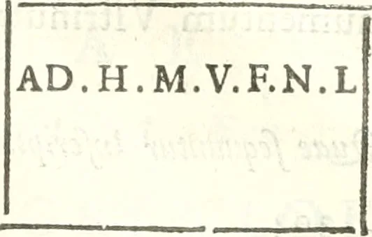 An illustration from Inscriptiones antiqvae in Etrvriae vrbibvs exstantes, 1727, leaf 560