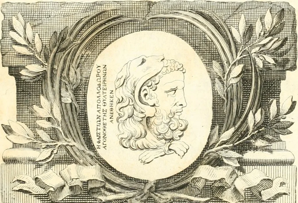 An illustration from Inscriptiones antiqvae in Etrvriae vrbibvs exstantes, 1727, leaf 6