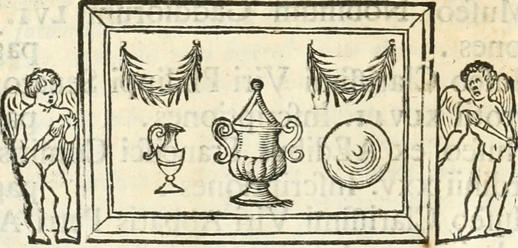 An illustration from Inscriptiones antiqvae in Etrvriae vrbibvs exstantes, 1727, leaf 91