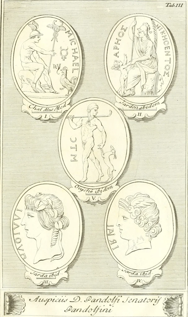 An illustration from Inscriptiones antiqvae in Etrvriae vrbibvs exstantes, 1727, leaf 96