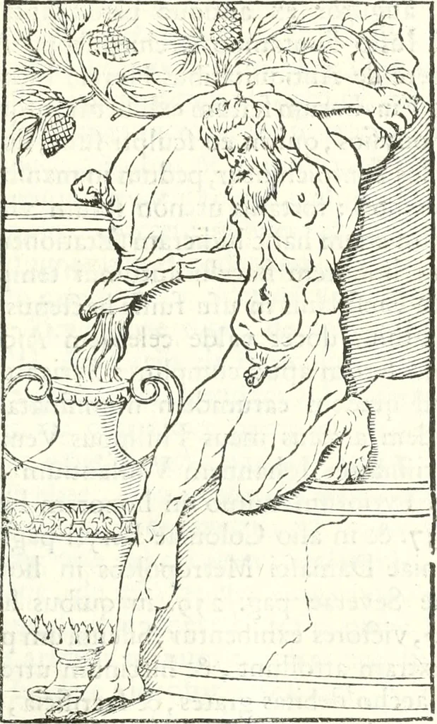 An illustration from Inscriptiones antiqvae in Etrvriae vrbibvs exstantes, 1727, leaf 132