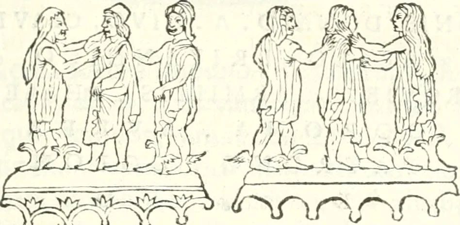 An illustration from Inscriptiones antiqvae in Etrvriae vrbibvs exstantes, 1727, leaf 394