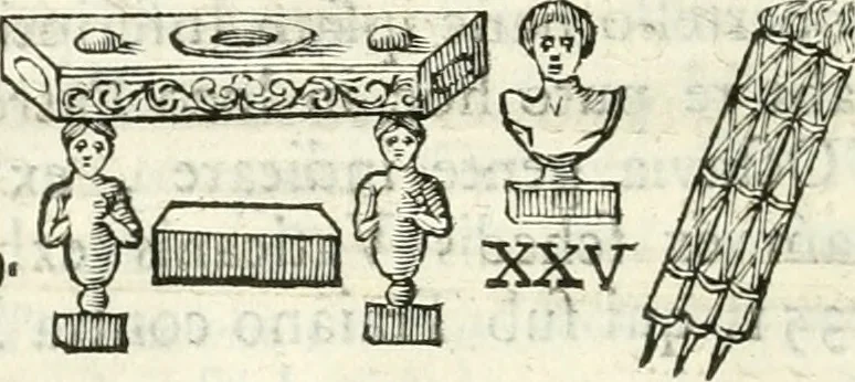 An illustration from Inscriptiones antiqvae in Etrvriae vrbibvs exstantes, 1727, leaf 45