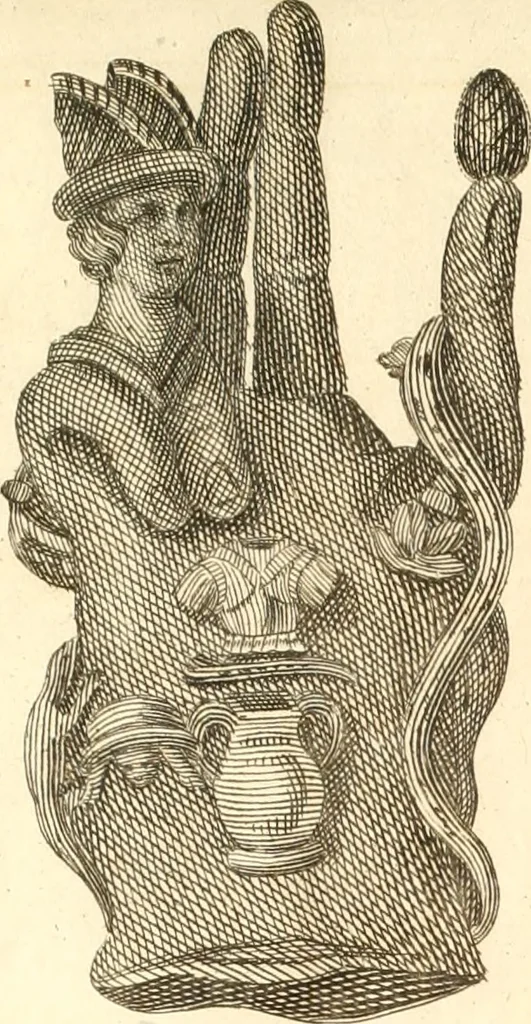 An illustration from Inscriptiones antiqvae in Etrvriae vrbibvs exstantes, 1727, leaf 496