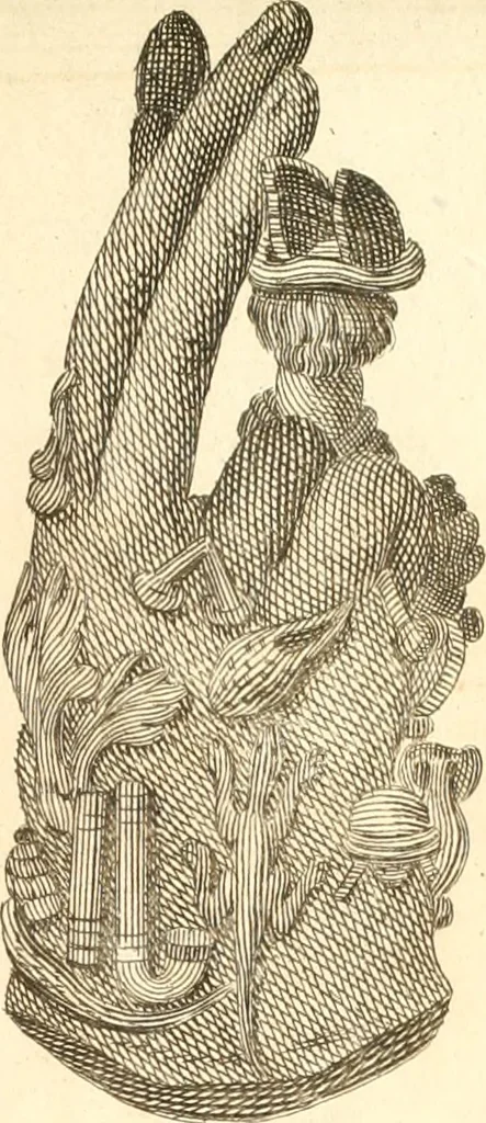 An illustration from Inscriptiones antiqvae in Etrvriae vrbibvs exstantes, 1727, leaf 496