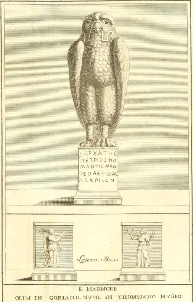 An illustration from Inscriptiones antiqvae in Etrvriae vrbibvs exstantes, 1727, leaf 498
