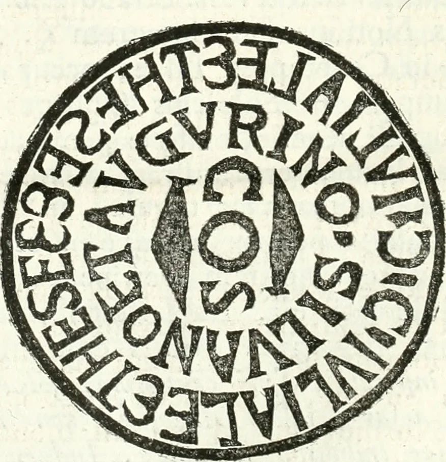 An illustration from Inscriptiones antiqvae in Etrvriae vrbibvs exstantes, 1727, leaf 277