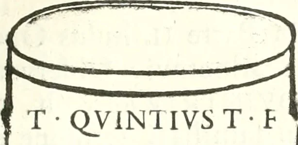An illustration from Inscriptiones antiqvae in Etrvriae vrbibvs exstantes, 1727, leaf 336