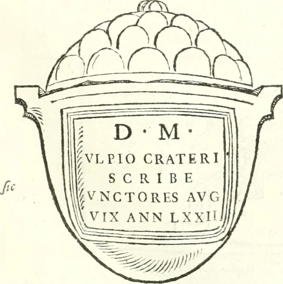 An illustration from Inscriptiones antiqvae in Etrvriae vrbibvs exstantes, 1727, leaf 400