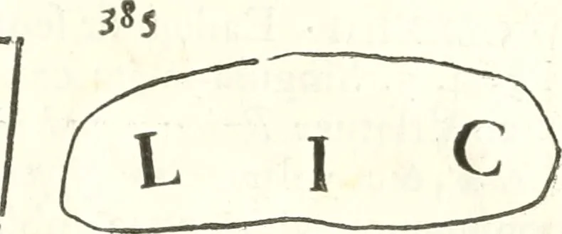An illustration from Inscriptiones antiqvae in Etrvriae vrbibvs exstantes, 1727, leaf 432