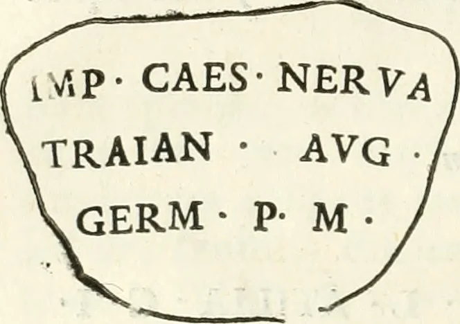 An illustration from Inscriptiones antiqvae in Etrvriae vrbibvs exstantes, 1727, leaf 447